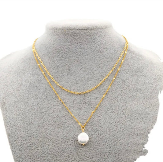 Pearl Layered Necklace