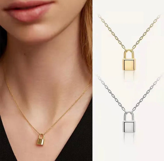 Lock Pendant Necklace