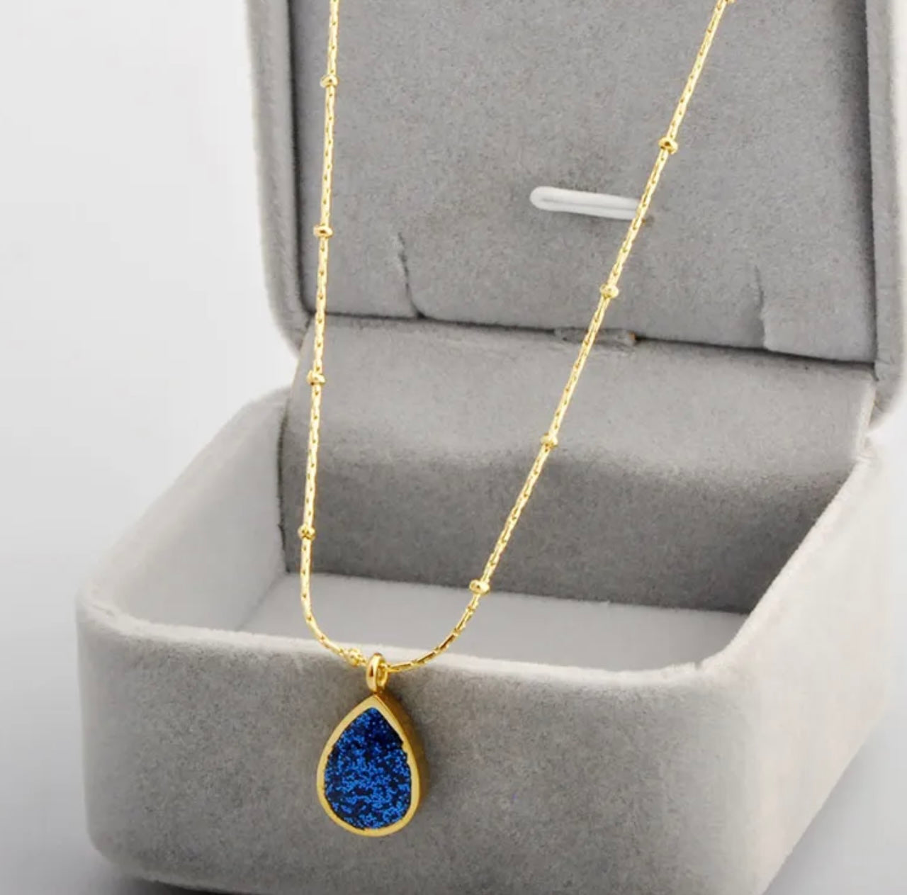 Water Droplet Necklace