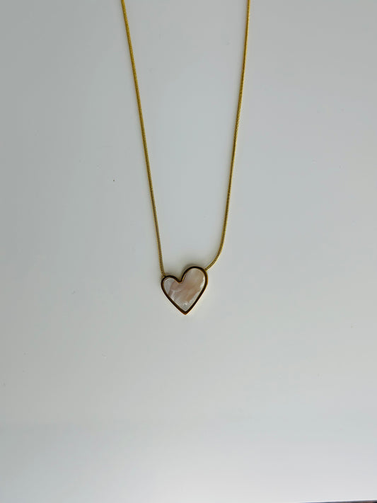 Uneven Heart Necklace