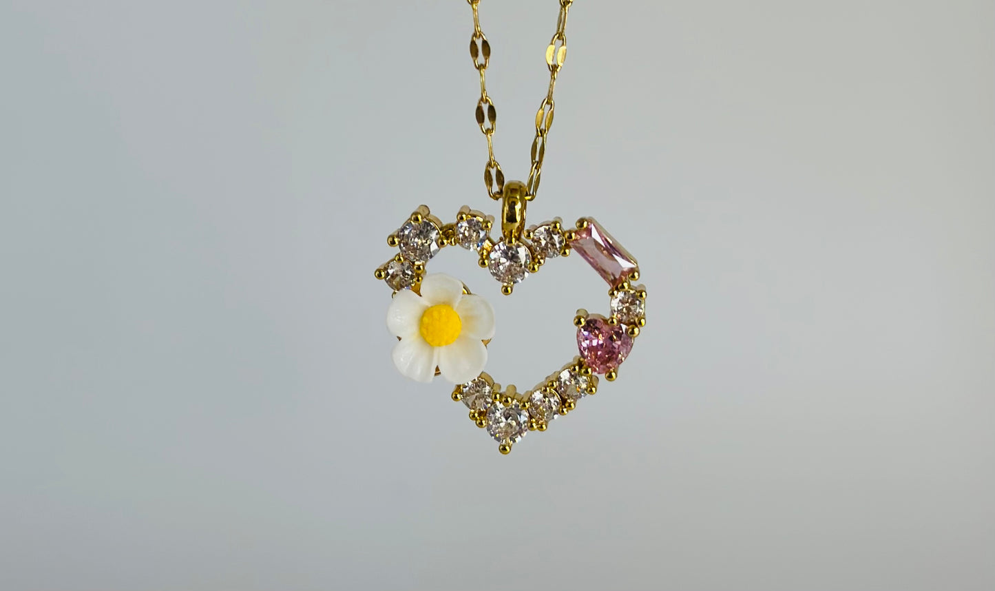 Butterfly & Flower Necklace