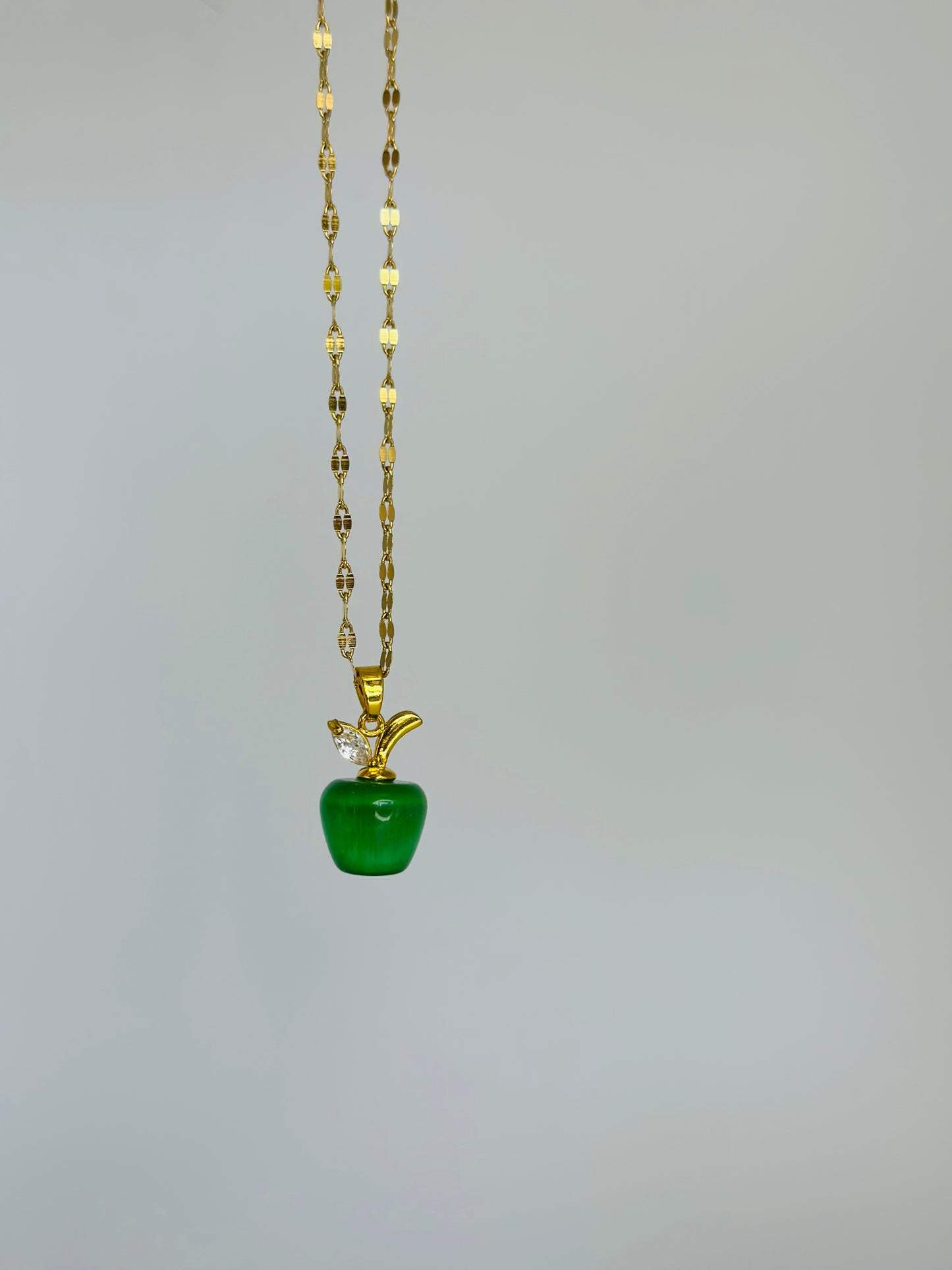 Apple Gem Necklace