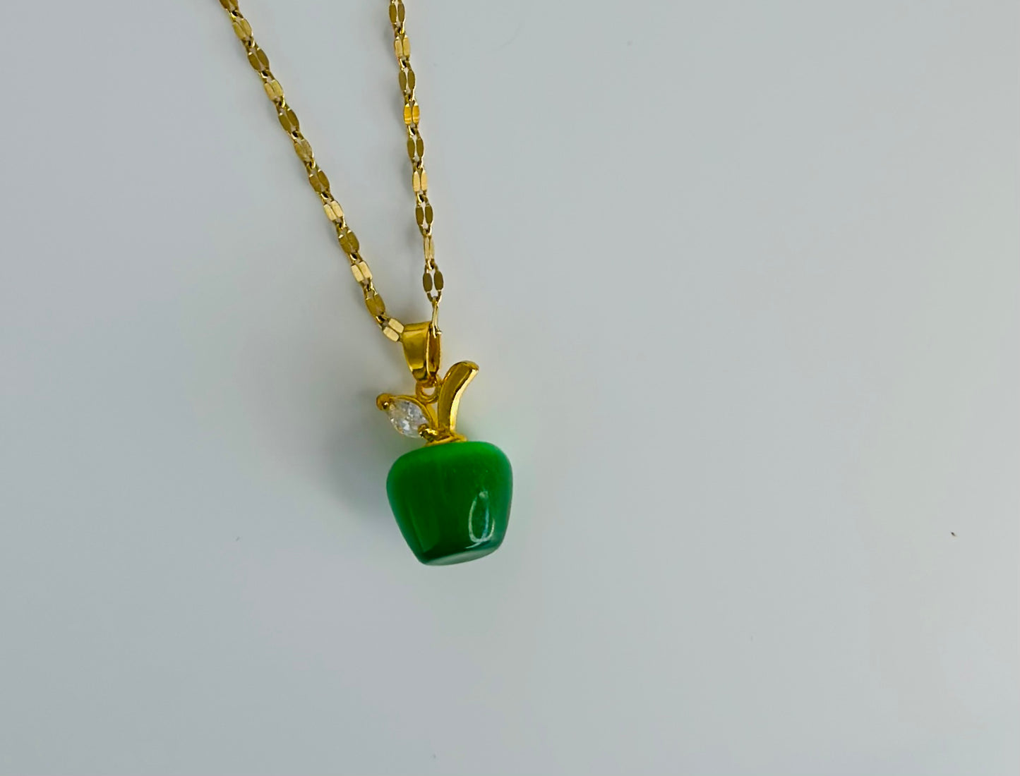 Apple Gem Necklace