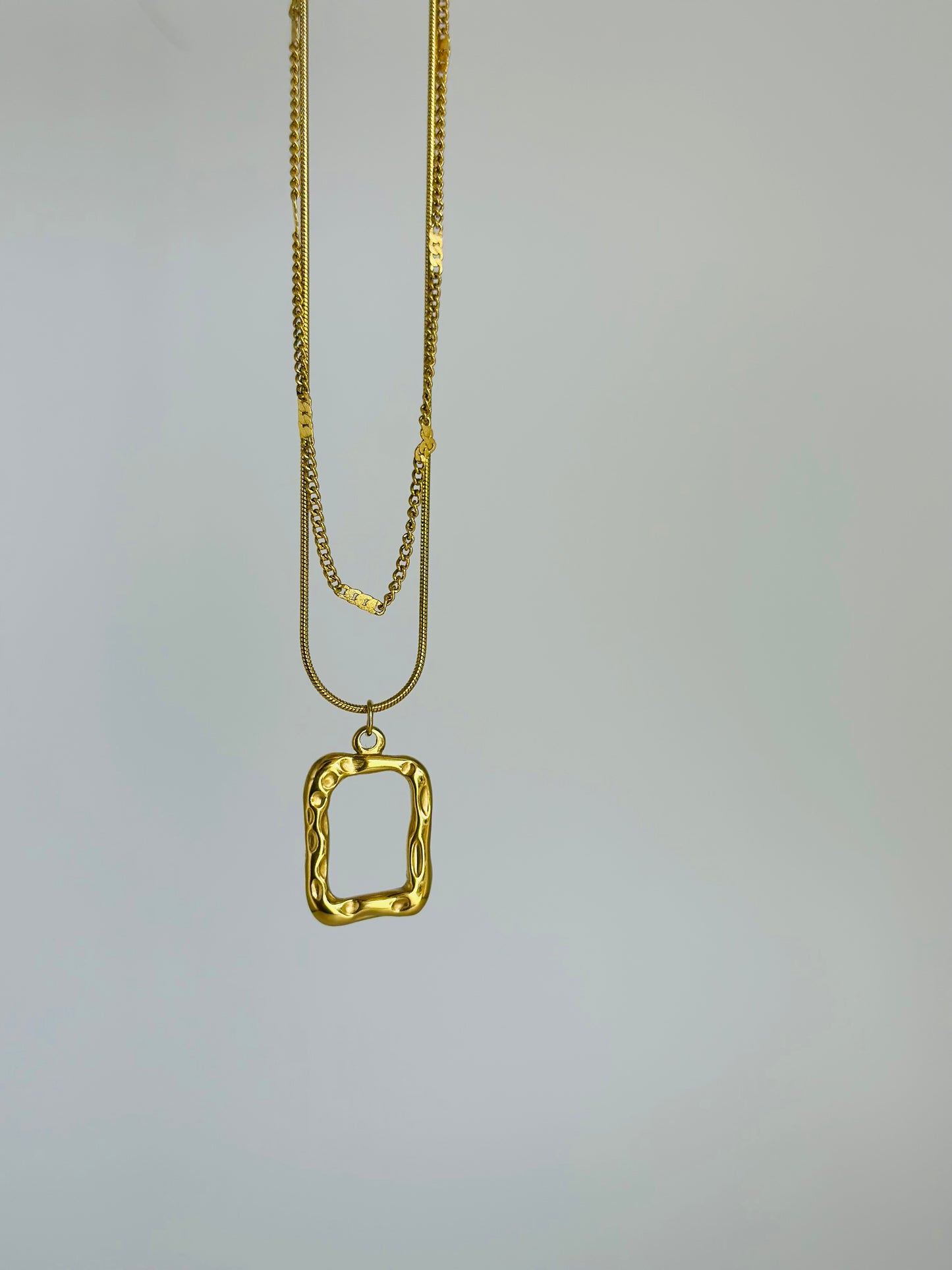 Square Pendant Necklace