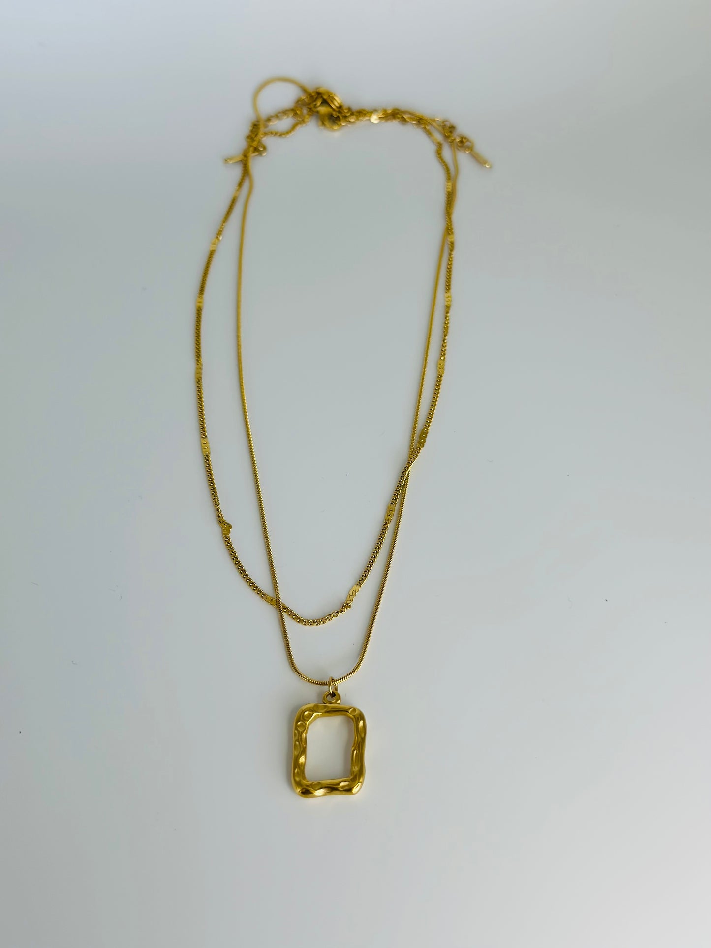 Square Pendant Necklace