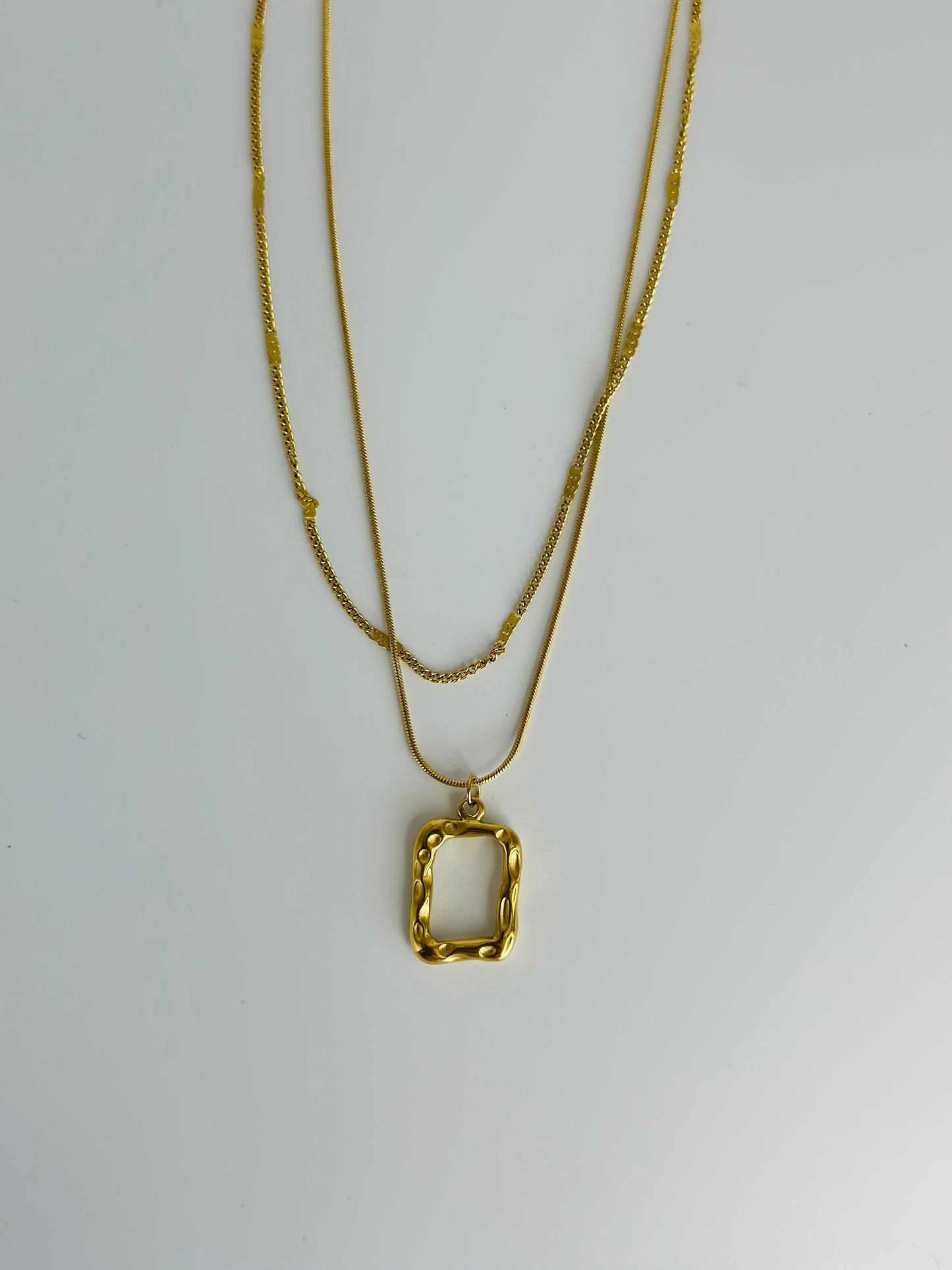 Square Pendant Necklace