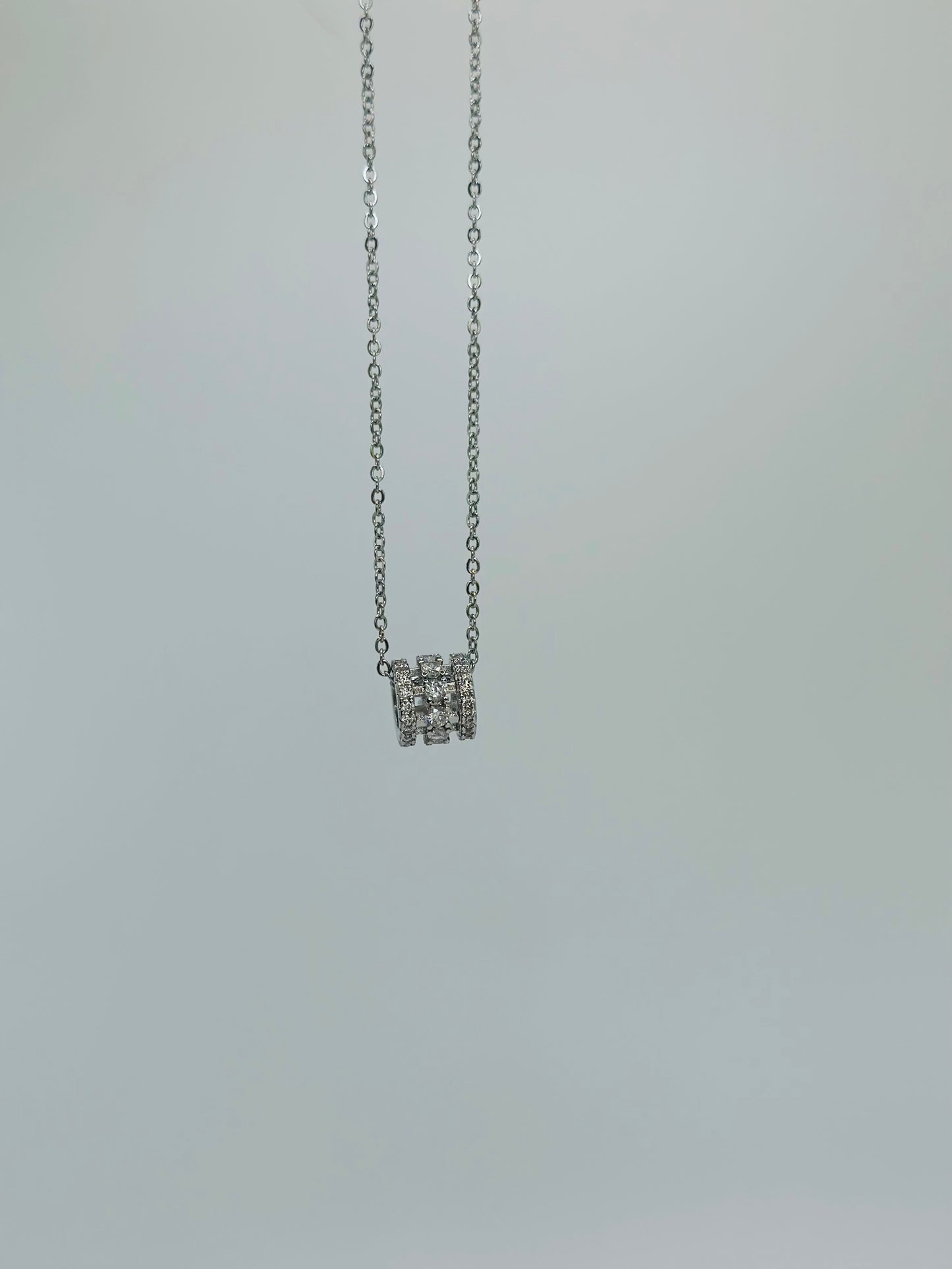 Triple Cylinder Necklace