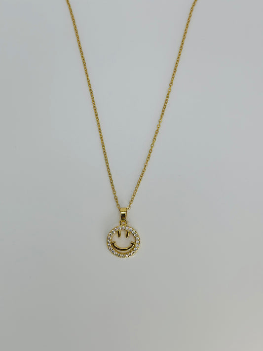 Smiley Pendant Necklace